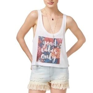 Kid Dangerous Good Vibes Only Graphic Tank Top